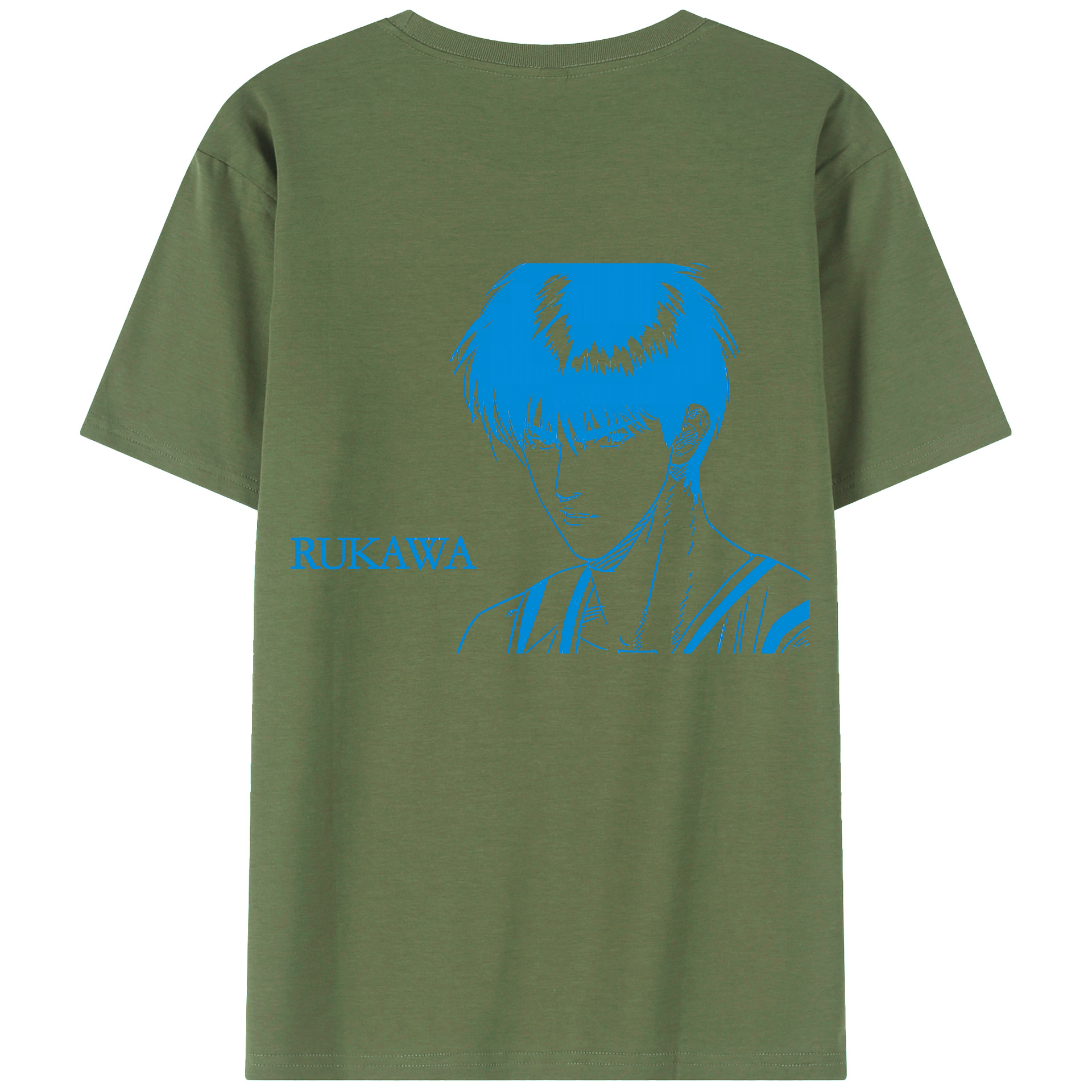 （画像用） SLAM DUNK／スラムダンク 綿100％ メンズ半袖Tシャツ（バックプリント） 通気性